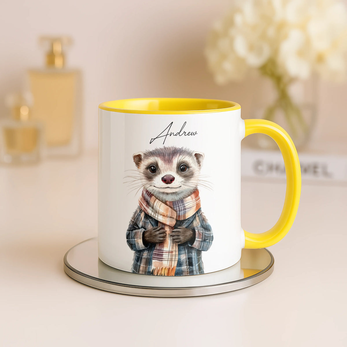 Custom Cute Ferret Mug - Image 5 | CreadGift
