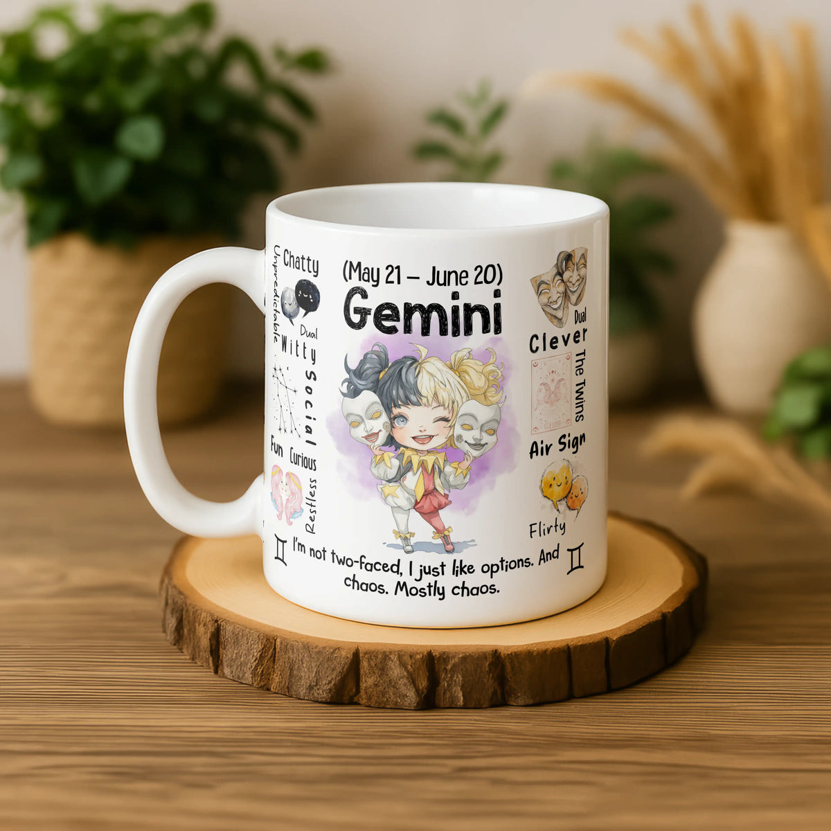 Gemini Zodiac Mug - Image 1 | CreadGift