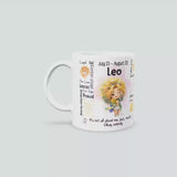 Leo Zodiac Mug | Star Sign Gift | Astrology Coffee Cup (Jul 23 - Aug 22)