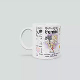 Gemini Zodiac Mug | Star Sign Gift | Astrology Coffee Cup (May 21 - Jun 20)