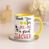 Thank You Bee-ing Great Teacher Mug - Image 4 | CreadGift